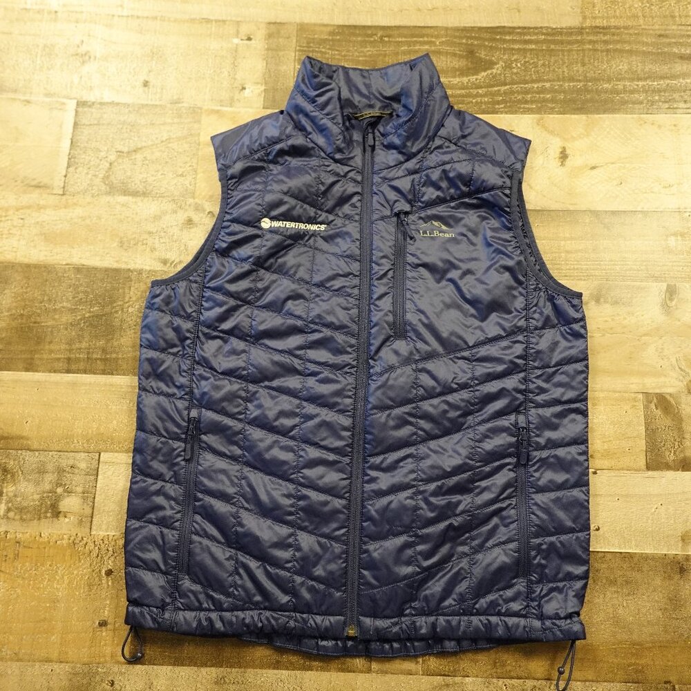 L.L.Bean Primaloft Packaway Vest Men’s Medium Navy Insulated Outdoor‎